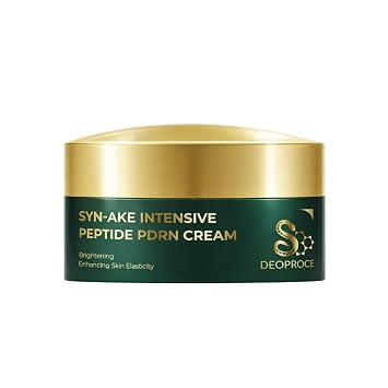 Deoproce Syn-Ake - Crema intensiva PDRN peptide 3.53 oz | Hidratante facial coreano con PDRN, multipéptidos, ácido hialurónico y colágeno | Cuidado hidratante de la piel para una piel suave, radiante