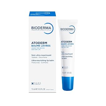 Bioderma Atoderm - Bálsamo labial hidratante y nutritivo para labios secos