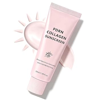 Protector solar de colágeno PDRN SPF 50 PA de amplio espectro protector solar facial