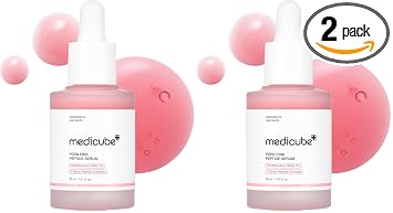 medicube PDRN - Suero de péptido rosa con ADN de salmón, suero rosa brillante con péptidos y niacinamida para hidratación y piel de aspecto firme, cuidado del tono desigual, cuidado de la piel coreano