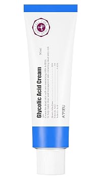 A'PIEU Crema de Ácido Glicólico 1.69 fl oz - Hidratante Exfoliante AHA BHA con Ácido Glicólico y Salicílico | Crema Gel Exfoliante Hidratante Diaria para Piel Suave y Clara. Cuidado de la Piel Coreano