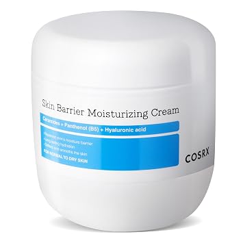 COSRX Skin Barrier Crema corporal hidratante | 100 horas de hidratación para pieles secas a extremadamente secas, con ceramida y ácido hialurónico | Sin perfume, no grasoso | 15.2 onzas líquidas