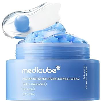 medicube Crema cápsula con ácido hialurónico para una hidratación duradera