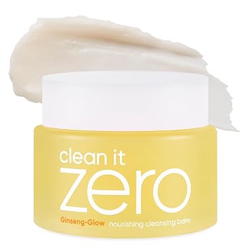 BANILA CO Clean it Zero Bálsamo limpiador nutritivo | Desmaquillante coreano para piel seca | Vegano | Aceite de limpieza, limpiador facial hecho con raíz de ginseng y péptido de soja (100ml / 3.38