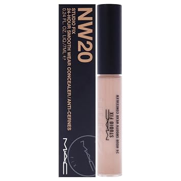 MAC Studio Fix - Corrector de desgaste suave de 24 horas - NW20 Concealer Women 0.23 oz