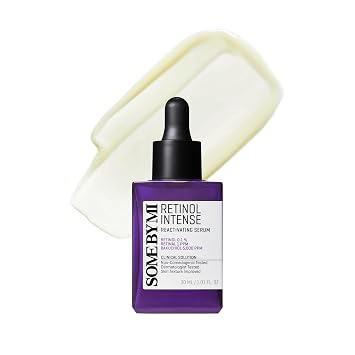 SOME BY MI Suero Reactivante Intensivo de Retinol – 30ml, 1.01oz – Suero Coreano de Bakuchiol Retinol para Rostro – Reafirma la piel, mejora los signos del envejecimiento, minimiza el tamaño de los