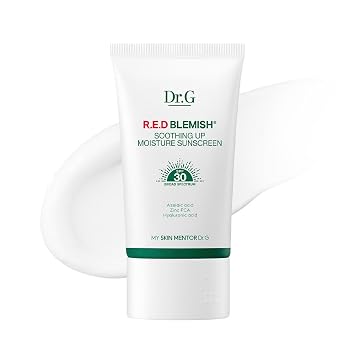 Dr.G R.E.D. - Protector solar de humedad calmante SPF 30, 1.69 fl oz