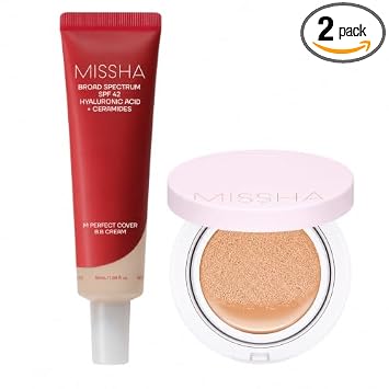 MISSHA BB Cream & Magic Cushion No.21 Juego de maquillaje con base de rocío