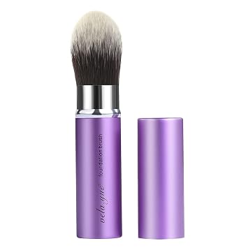 Brocha de maquillaje retráctil Kabuki Brocha de base puntiaguda