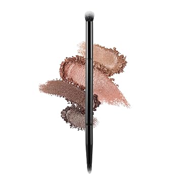 Dual Ended Eye Makeup Brush for Eyeshadow Blending Highlighter Travel 1 Ct