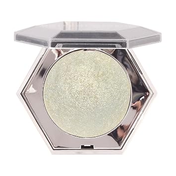 Paleta de maquillaje con corrector en polvo para el contorno facial, iluminador facial, paleta de maquillaje con bronceador y resaltar en oro champán brillante (Dazzling)