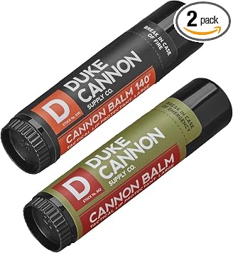 Duke Cannon - Paquete de bálsamo labial, SPF 30 y SPF 15, menta naranja