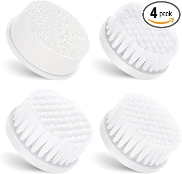 Solo compatible con cabezales de repuesto para cepillo de limpieza facial COSLUS 7IN1 FBS-D, 4 unidades