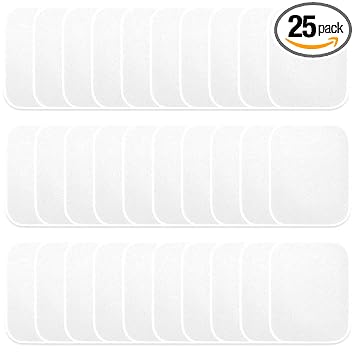 25 piezas de maquillaje cuadrado suave para mujer, maquillaje de belleza, ojos, base de maquillaje facial, suave, soplo, cosméticos, aplicadores de rubor, esponjas para uso seco y húmedo (blanco)