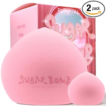 BIG AZÚCAR BOMB BLENDER Juego de esponjas de maquillaje suave de malvavisco