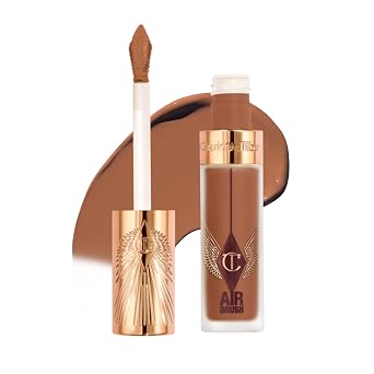 Charlotte Tilbury AIRbrush Corrector de desenfoque impecable – Corrector para ojeras, manchas y más – Hidratante, cobertura completa con un acabado mate natural