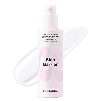 MAMONDE Moisture Barrier Hibiscus Biotics Loción de ceramida | Loción facial coreana nutritiva, hidratante ligera con ceramidas para barrera de humedad de la piel | Lo mejor para piel seca
