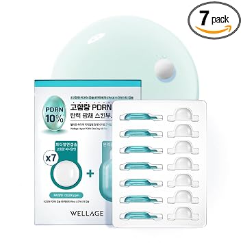 WELLAGE Hyper PDRN One-day Kit 7ea, Korean PDRN Salmon DNA Cuidado de la piel