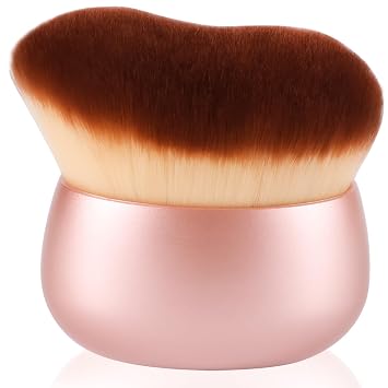 Cepillo de maquillaje corporal para autobronceador, brocha ancha de base