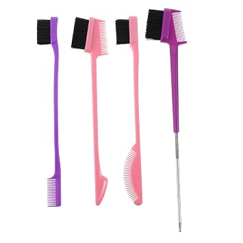 Cepillo multifuncional de doble cabeza Cepillo portátil para cejas Peine de maquillaje Cepillo de pestañas Cepillo de pestañas Varitas Cepillo de cejas Cepillo Styler Cepillo de extensión de