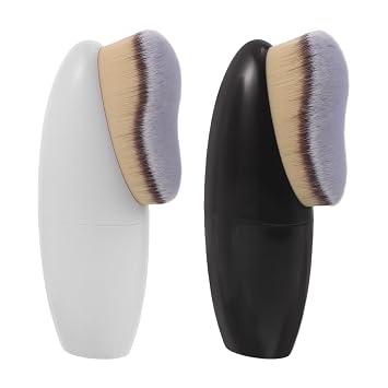2pcs Non Marking Foundation Makeup Brush for Liquid Cream Powder