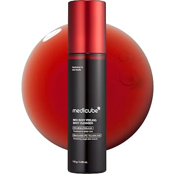 medicube Red Body Peeling Shot - Aerosol exfoliante corporal AHA & BHA