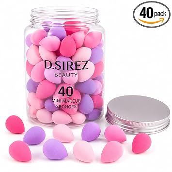Esponjas de maquillaje de belleza de 40 piezas
