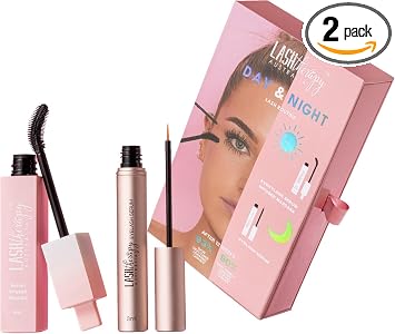 Lash Therapy Australia Paquete de día y noche, suero de pestañas y rímel 0.10 onzas líquidas