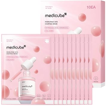 medicube PDRN Pink Vita Máscara de Recubrimiento (10ea)