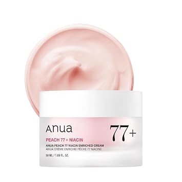 Crema de niacinamida de melocotón ANUA, 1.69 onzas líquidas
