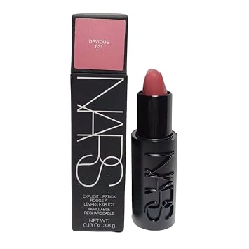 NARS Explícito lápiz labial acabado satinado tamaño completo (DEVIOUS 831, .13oz)