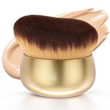 Cepillo de base que cambia de color, cepillo Kabuki de gran tamaño de 2.953