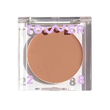 Tower 28 Sculptino Cream Contour - Contorno bronceador crema infalible - Bálsamo bronceador mate para esculpir la cara natural, maquillaje facial vegano, diario para pieles sensibles, luz neutra clara (0.16 onzas)