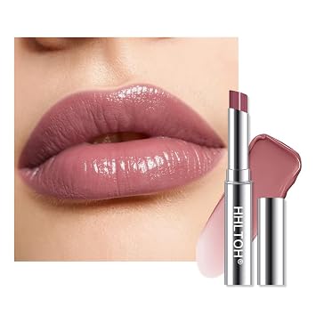 Bálsamo labial teñido con miel de bayas malva para mujeres, aceite labial hidratante en barra para piel madura, bálsamo labial hidratante ligero y transparente con brillo natural, vegano y