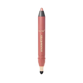 tarte smolderEYES - Maquillaje impermeable multiusos que se dobla como delineador de ojos y sombra de ojos en crema con aplicador difuminador, mezclable Lazy Girl Hack, vegano y libre de crueldad