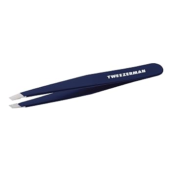 Tweezerman - Pinzas para cejas color azul noche