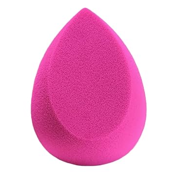 RockFancy - Esponja de maquillaje con baja absorción y acabado impecable, poliuretano sin látex con uso húmedo y seco para base, corrector y contorno, ideal para líquido, crema y polvo para una tez
