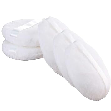 Joly Soplo de polvo suelto grande, soplo de cuerpo XL de 4.3 pulgadas con cinta (4.3 in) (5 piezas)