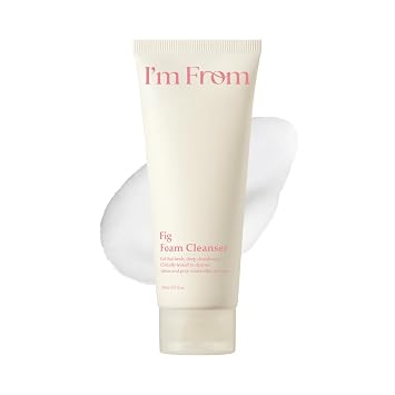 I'm From Limpiador de espuma de higo, limpiador exfoliante suave, todo tipo de piel, cuidado de la piel coreano 5.07fl.oz