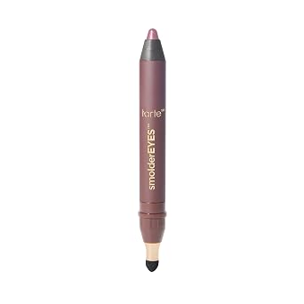 tarte smolderEYES - Maquillaje impermeable multiusos que se dobla como delineador de ojos y sombra de ojos en crema con aplicador difuminador, mezclable Lazy Girl Hack, vegano y libre de crueldad