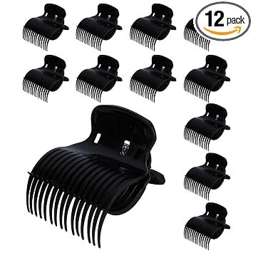 Pinzas para rizar el cabello, 12 pinzas de rodillo versátiles para rizos y ondas sin esfuerzo