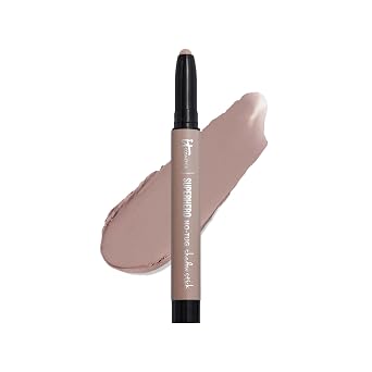 IT Cosmetics Superhero Delineador de ojos en barra resistente al agua de larga duración, mezclable en crema con imprimación incorporada, adecuado para ojos sensibles 1.4 g