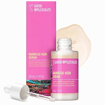 Good Molecules Mandelic Acid Serum, Gentle AHA Exfoliating Serum, 1 fl oz