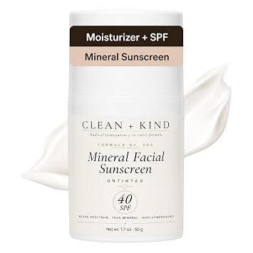 Crema hidratante facial mineral SPF 40 de Tallow Sunscreen