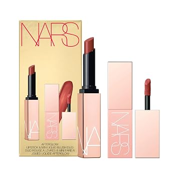 Nars Afterglow Lipstick & Mini Liquid Blush Duo, Aragón, juego de 2 piezas
