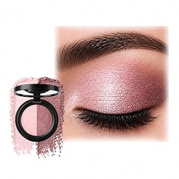 Paleta de sombra de ojos Duo Shimmer Blue Glitter de dos colores