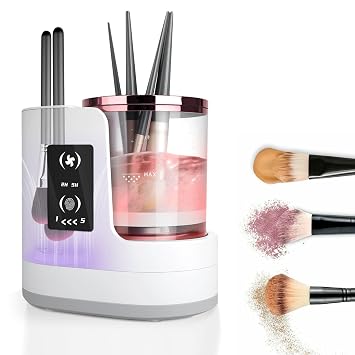 Máquina eléctrica del limpiador del cepillo del maquillaje 3 en 1