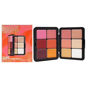 Make Up For Ever - Paleta HD Skin Blush and Glow para mujer, maquillaje de 0.88 onzas