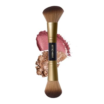LAURA GELLER - Brochas de maquillaje – 08 pinceles de doble punta + brocha bronceadora