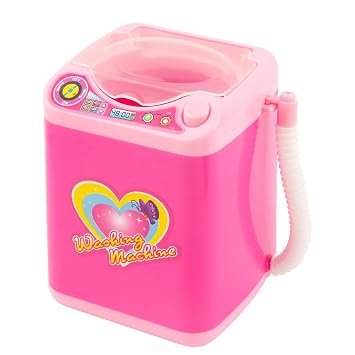 Framendino, Puff de secado automático de la lavadora de la esponja del cepillo del maquillaje rosa
